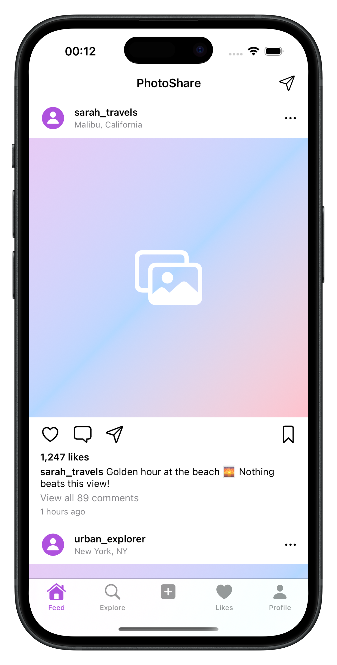 Social Media Clone screenshot 1